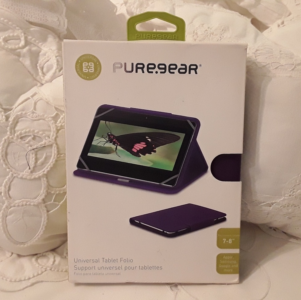 NWT PURE.GEAR UNIVERSAL TABLET FOLIO, FITS 7-8 "